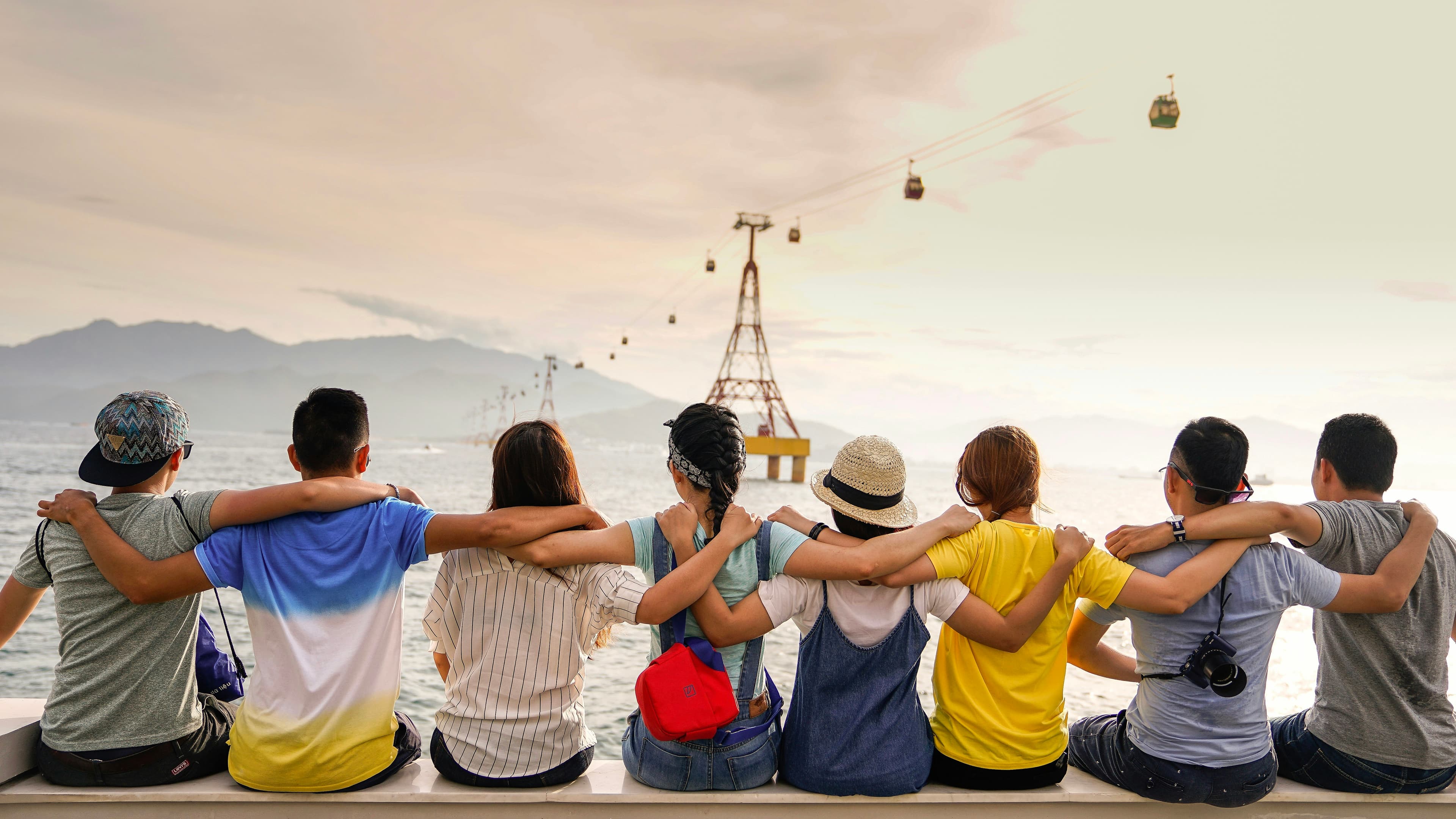 Friends spending time together
